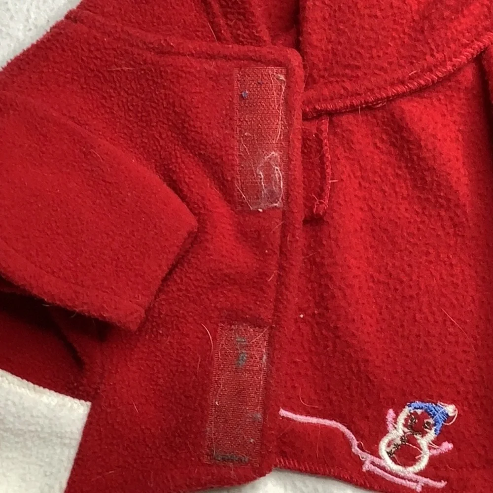 Polar Fleece Christmas Dog Hoodie